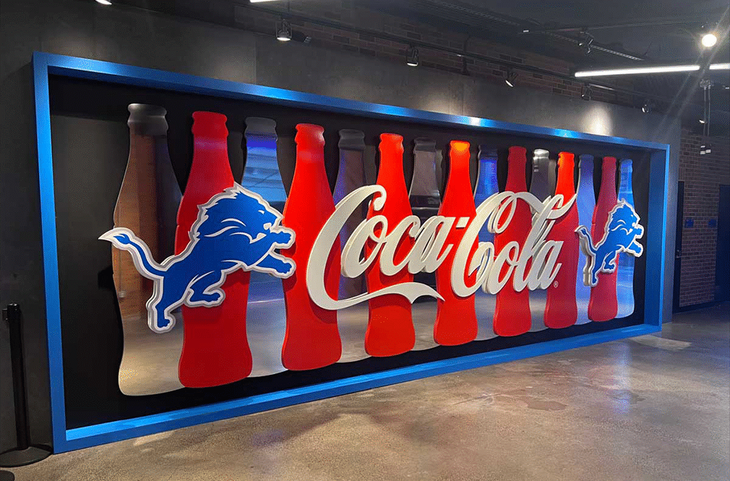 Coca-Cola – Ford Field Sponsor Branding